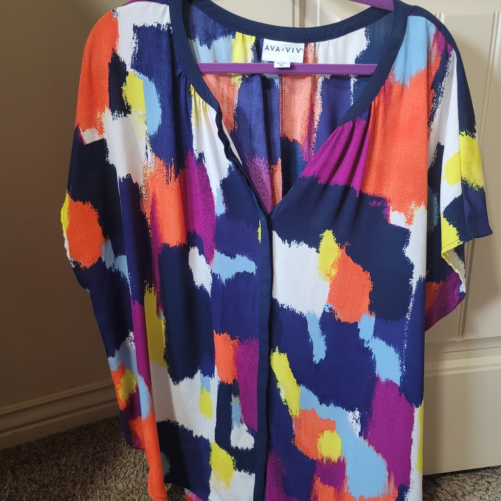 Multi Colored Fun Top